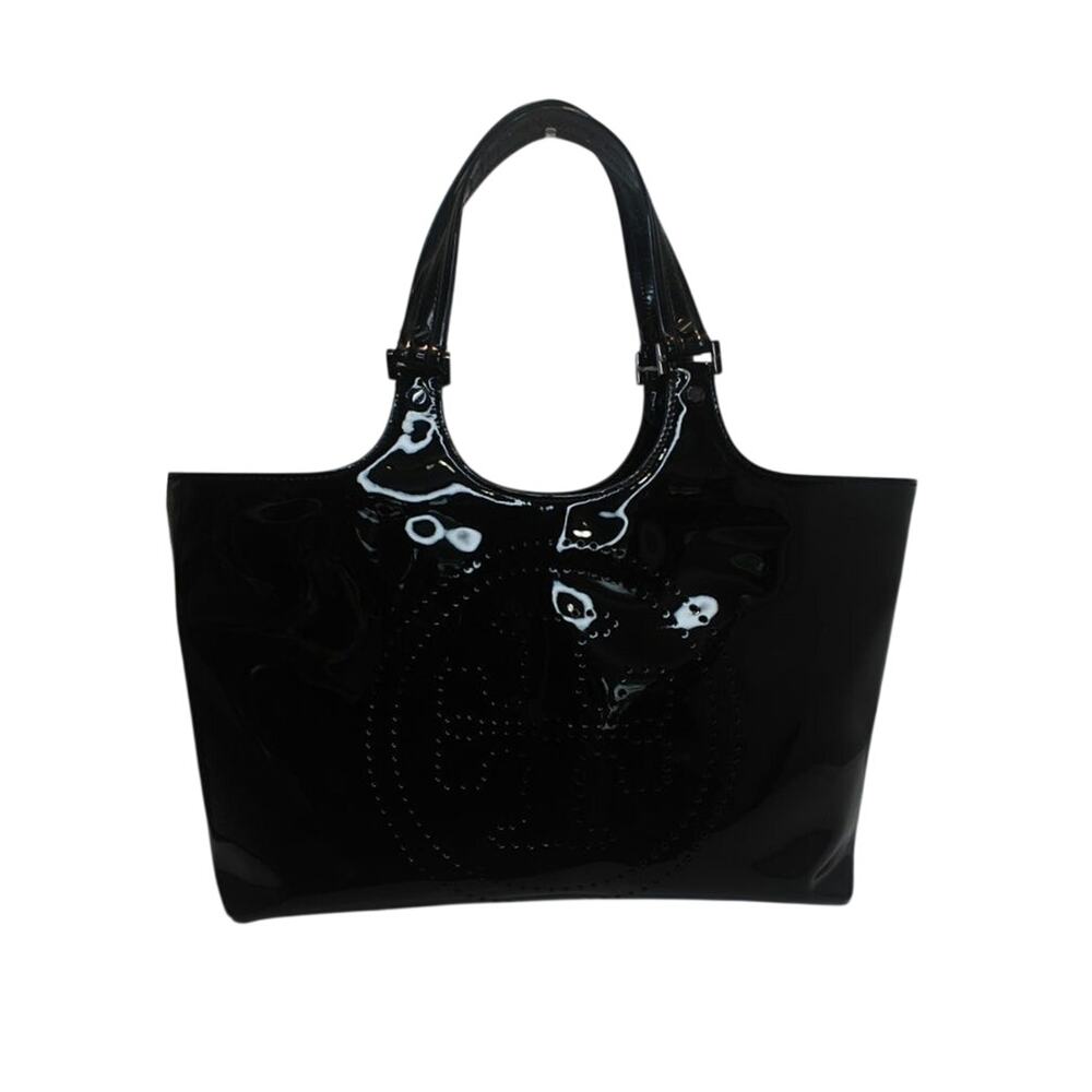 Vintage Tory Burch Black patent leather tote
